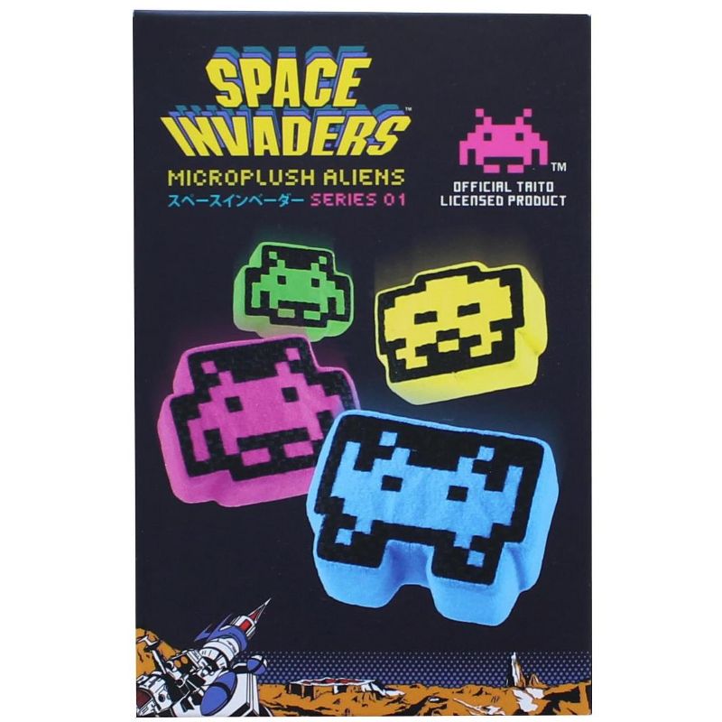 Crowded Coop, LLC Space Invaders Micro Plush Aliens Series 1 | One Random