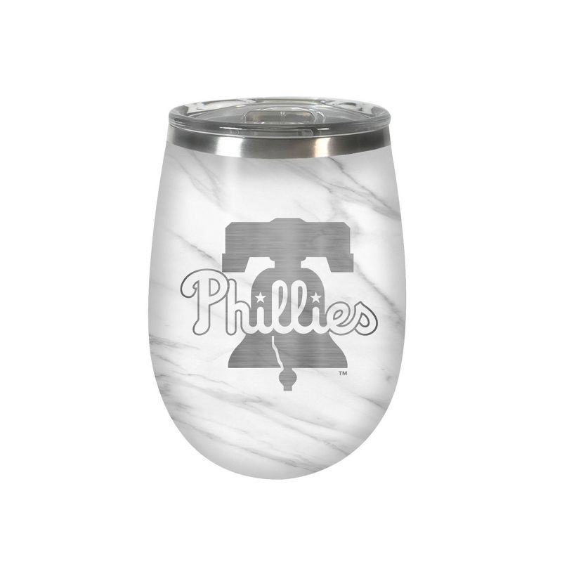 MLB Philadelphia Phillies 10oz Marble Wine Tumbler
