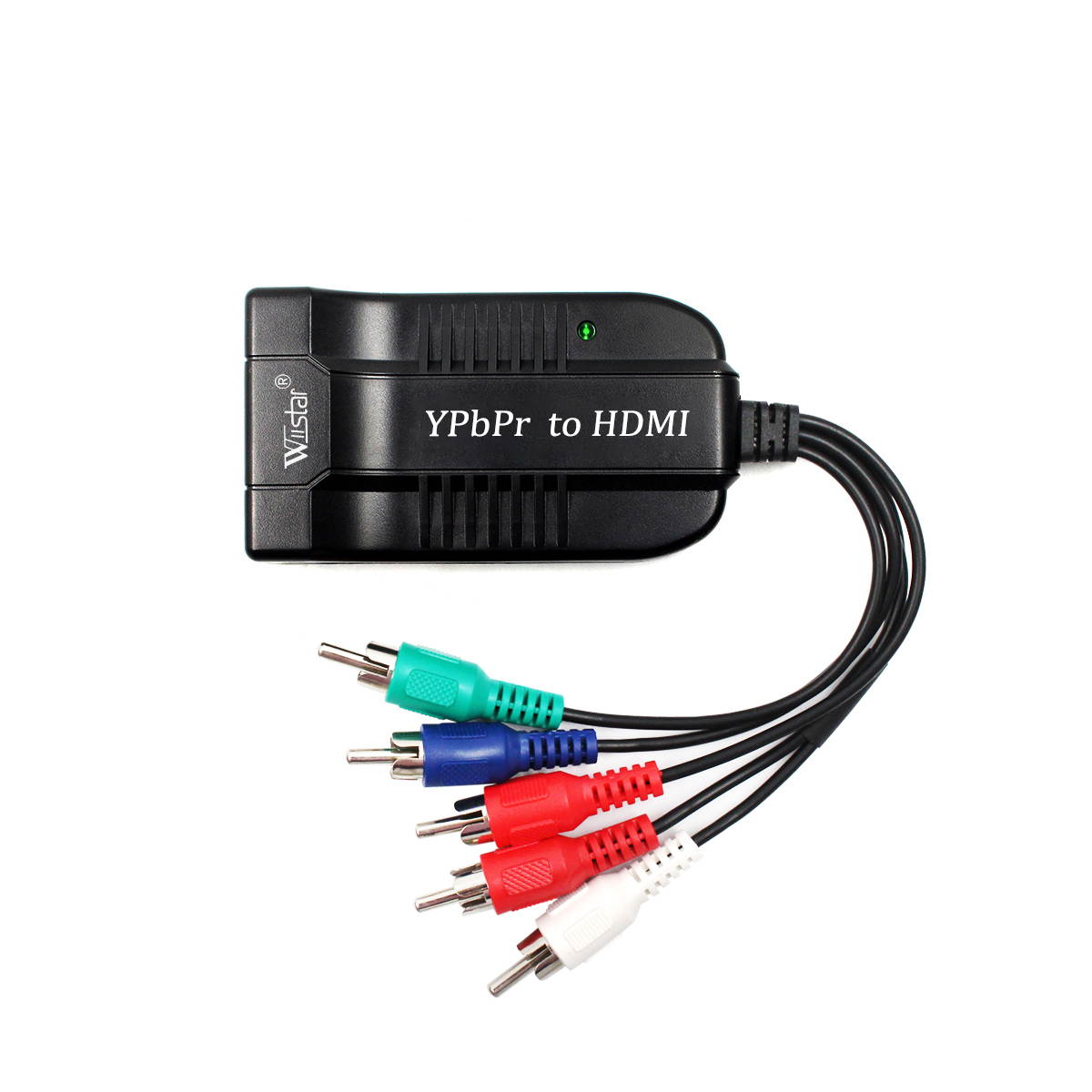 Wiistar Component to HDMI Converter 5RCA RGB YPbPr to HDMI Converter Supports 1080P Video Audio Adapter for DVD PSP Xbox 360 PS2