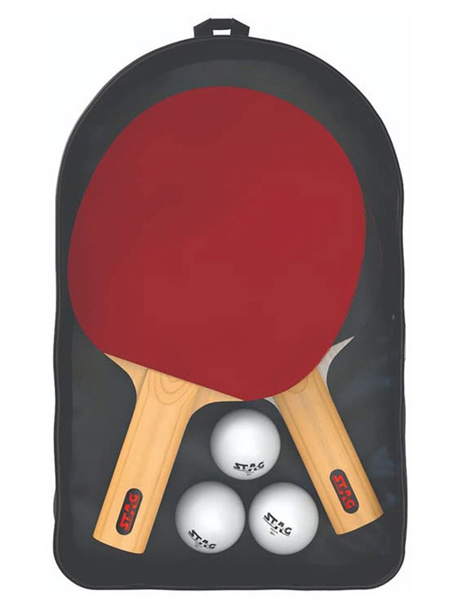 Stag Global 2 Star Table Tennis Playset (Multicolor) Size - 26x15