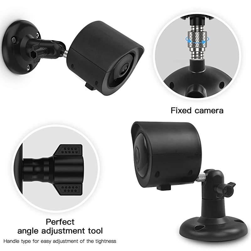 Outdoor Case with Wall Mount for Yi Home Camera Black 1Pack