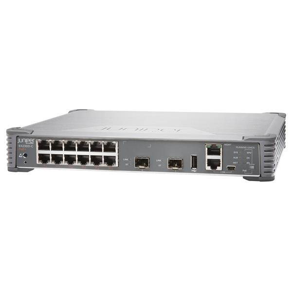 Juniper Networks - EX2300-C-12P - Juniper EX2300-C Compact Ethernet Switch - 12 Ports - Manageable - 3 Layer Supported -