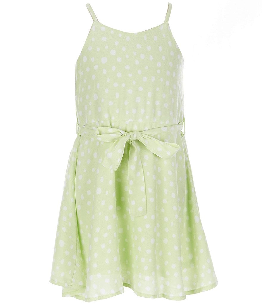 GB Girls Little Girls 2T-6X Abstract Dotted A-Line Dress
