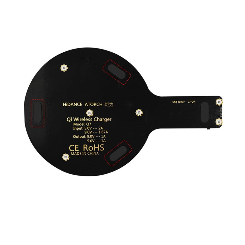 Qi QC2.0/3.0 Wireless 10W Fast Charger Mobile Phone Tester Voltmeter