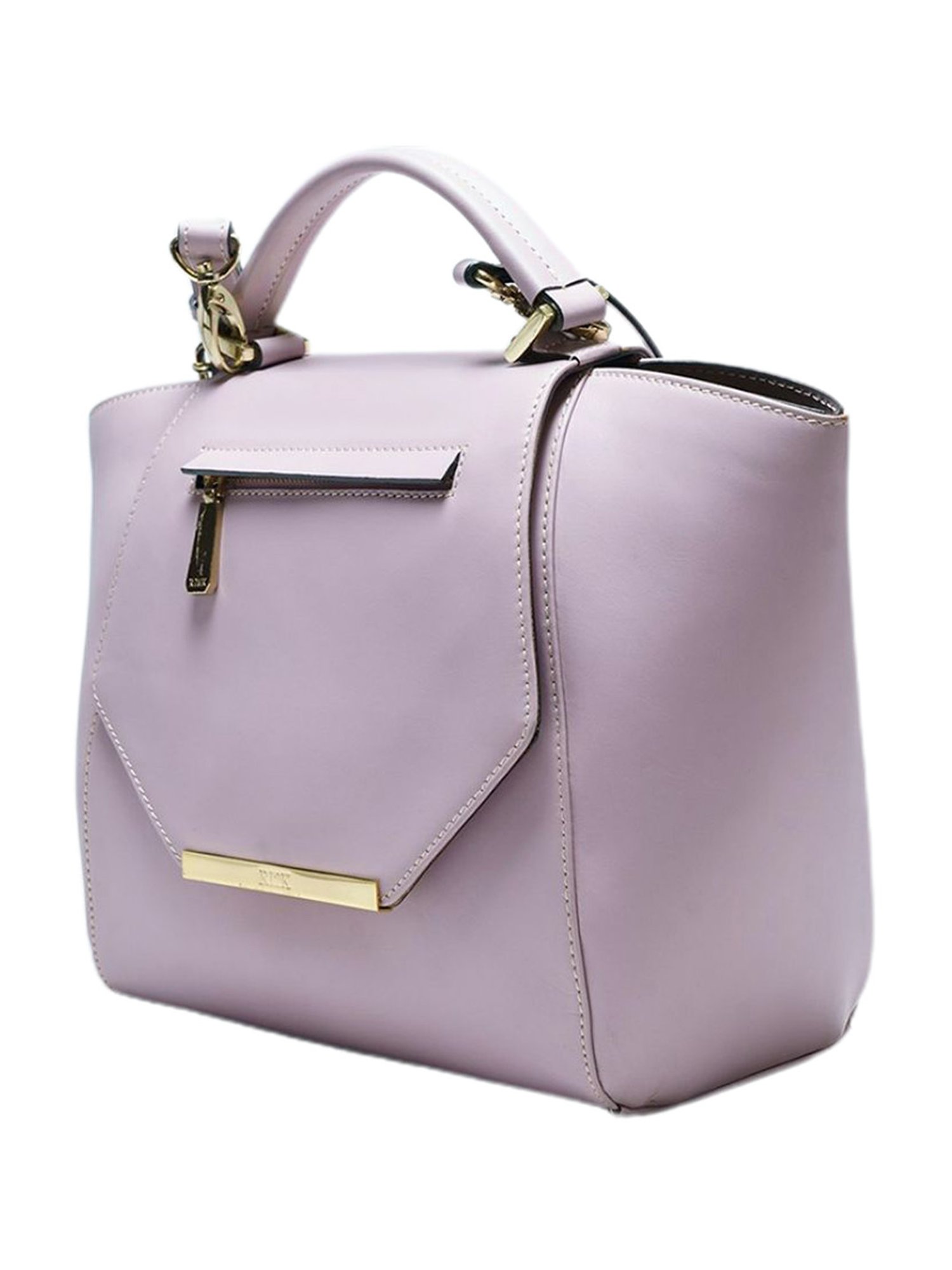 Favore Tan Solid Medium Satchels