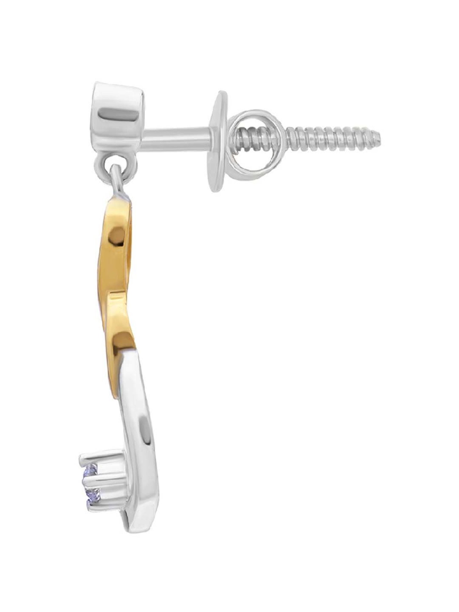 Waman Hari Pethe Jewellers 18k Gold & Diamond Earrings for Women