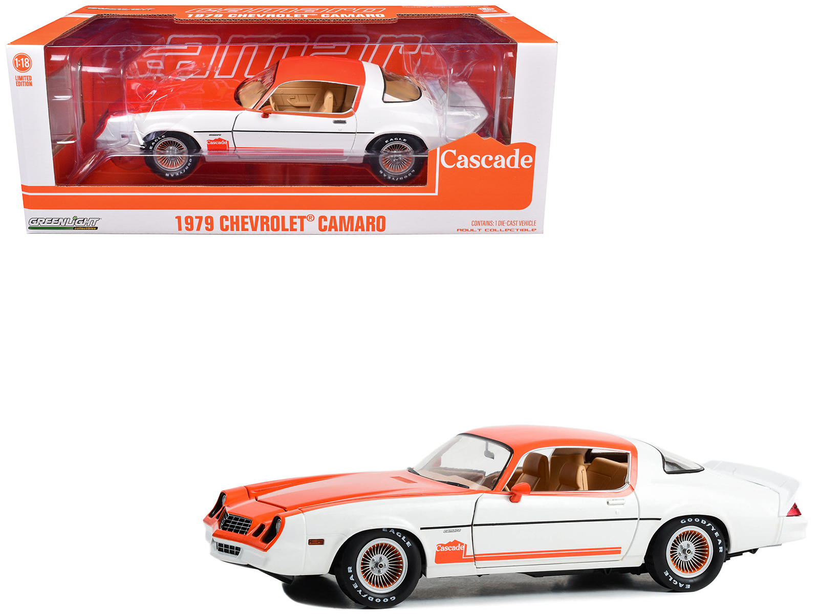 1969 Chevrolet Camaro Z/28 Carolina Blue with White Stripes Limited Edition to 420 pieces Worldwide 1/18 Diecast Model Car by ACME