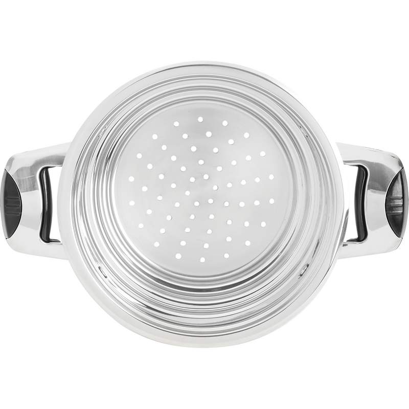 ScanPan Classic Black Recycled Aluminum 2-Piece Fry Pan Set 