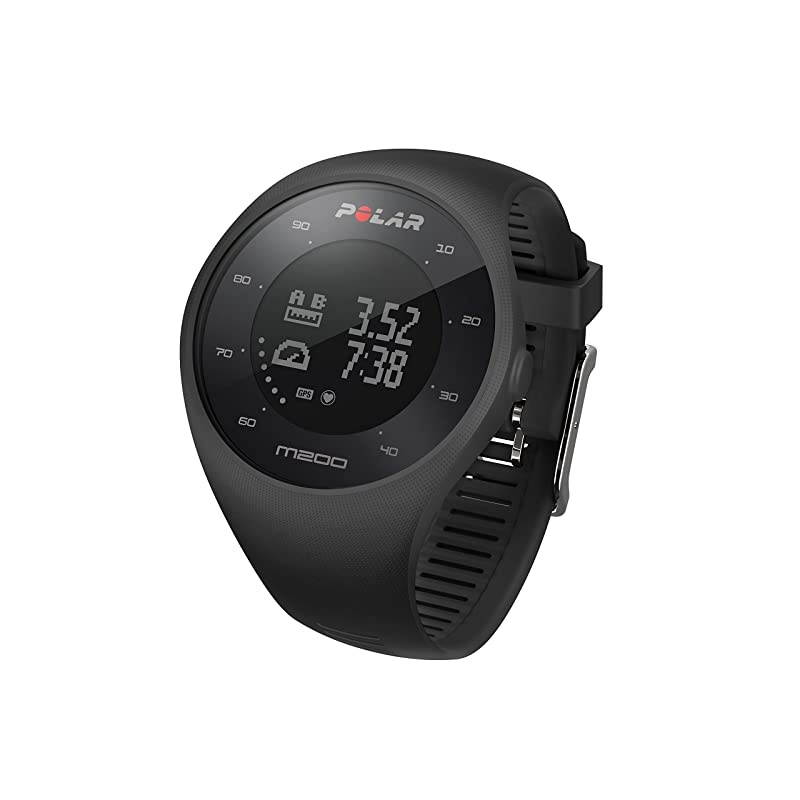 M200 GPS Running Watch with WristBased Heart Rate Black