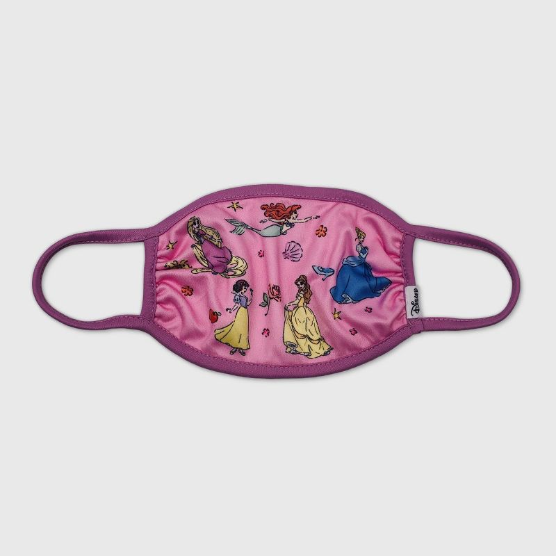 Kids' 3pk Disney Princess Face Mask