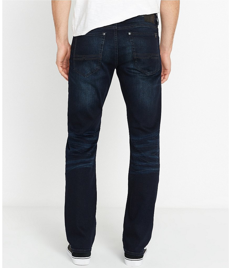 Buffalo David Bitton Driven-x Dark Wash Relaxed Straight Jeans