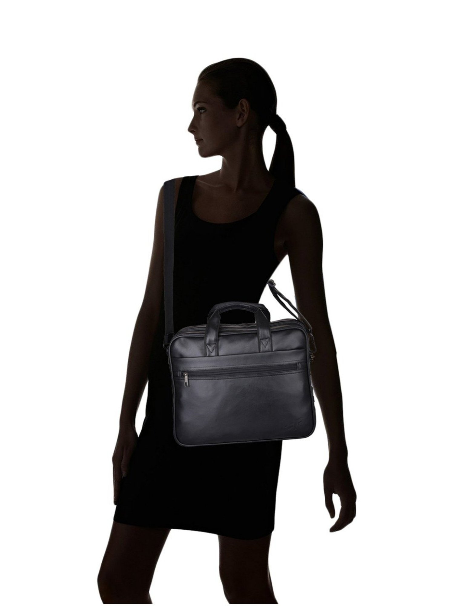 F Gear Hamilton 17 Ltrs Black Medium Cross Body Bag