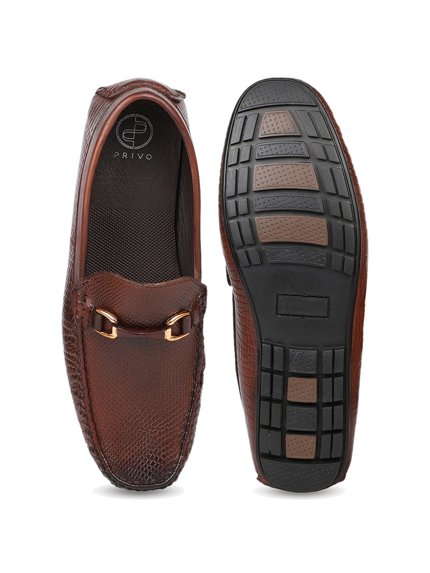 Privo by Inc.5 Men's Brown Casual Loafers