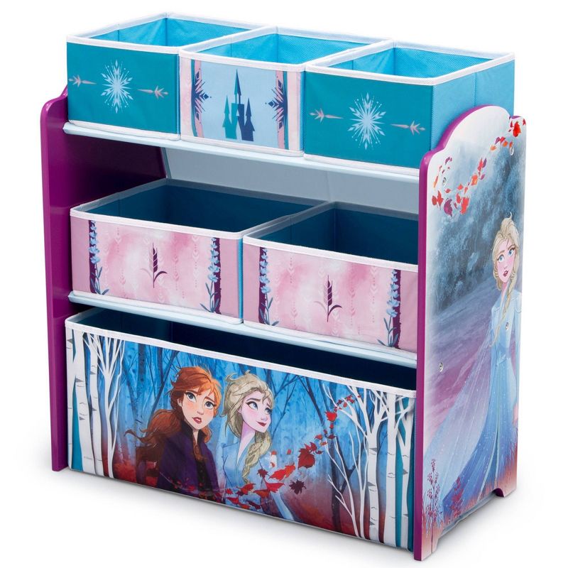 Disney Frozen 2 Design and Store 6 Bin Toy Organizer - Delta Children
