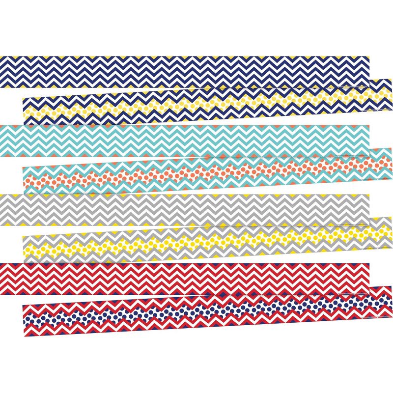 Barker Creek 140ft 4 Designs Chevron Double Sided Border Set