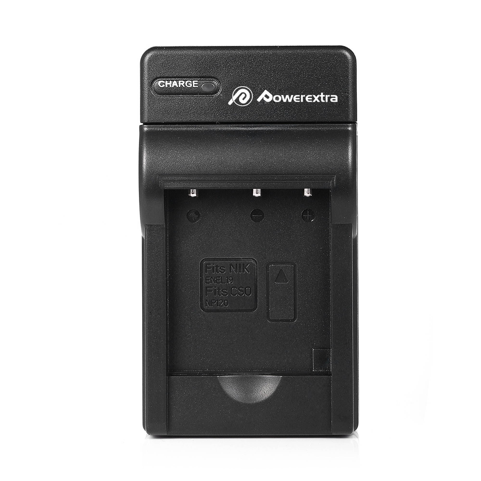 Powerextra EN-EL19 Charger for Nikon Coolpix S3100 S3300 S4100 S6500 S4300 S5200
