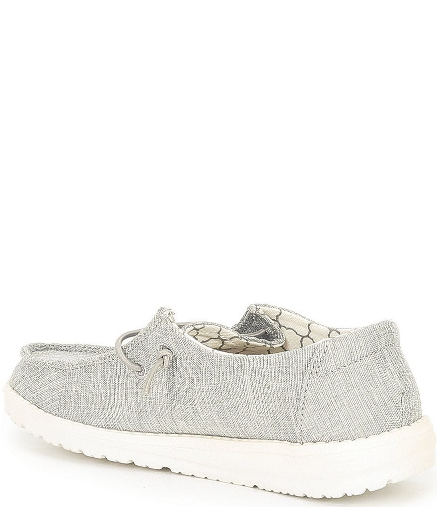 Hey Dude Girls' Wendy Linen Washable Slip-Ons (Toddler)