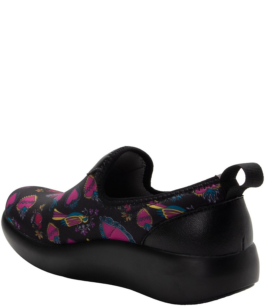 Alegria Eden Frida Print Stretch Knit Slip-Ons