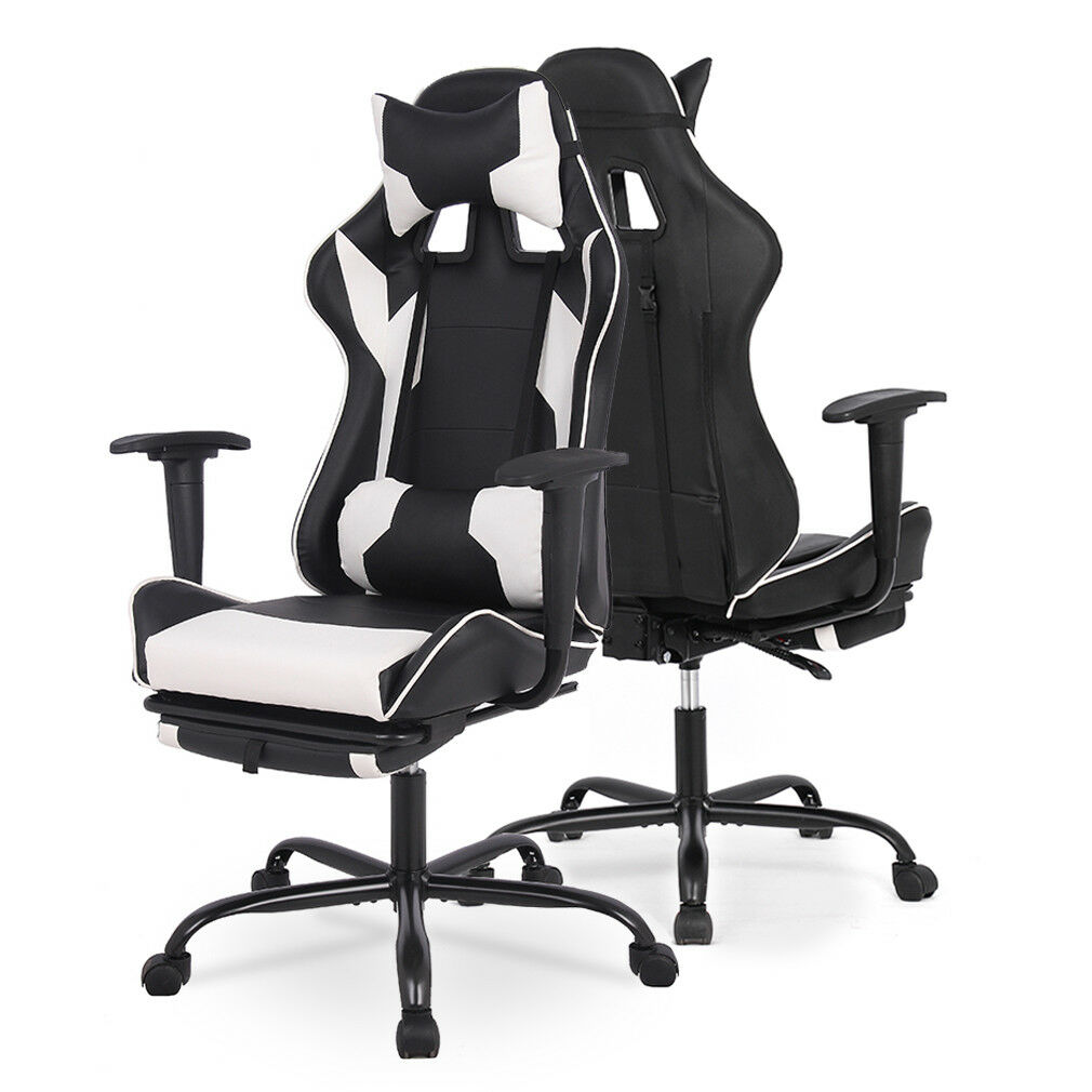 Office Chair Gaming Chair Recliner Racing High-back Swivel Task Desk Chair 468
