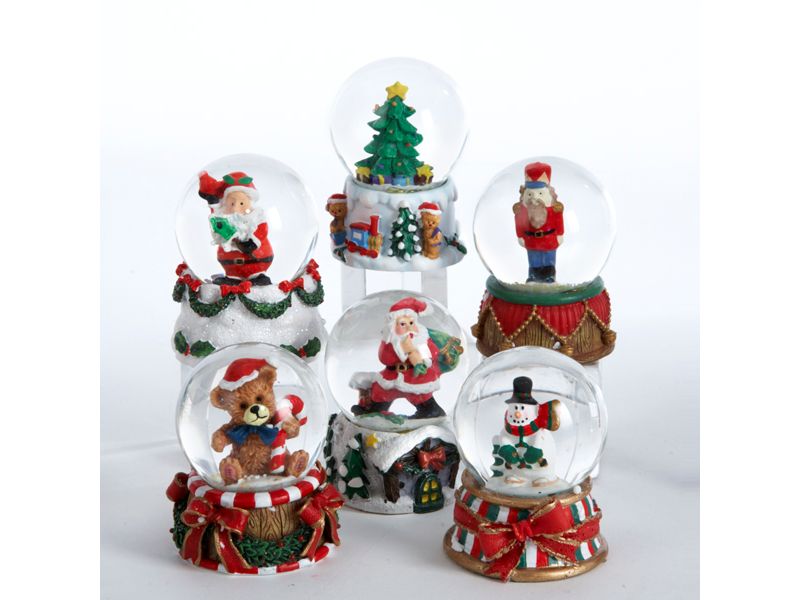 Kurt S. Adler 2.25" Tell a Story Water Globe with Teddy Bear Christmas Table Top Decoration