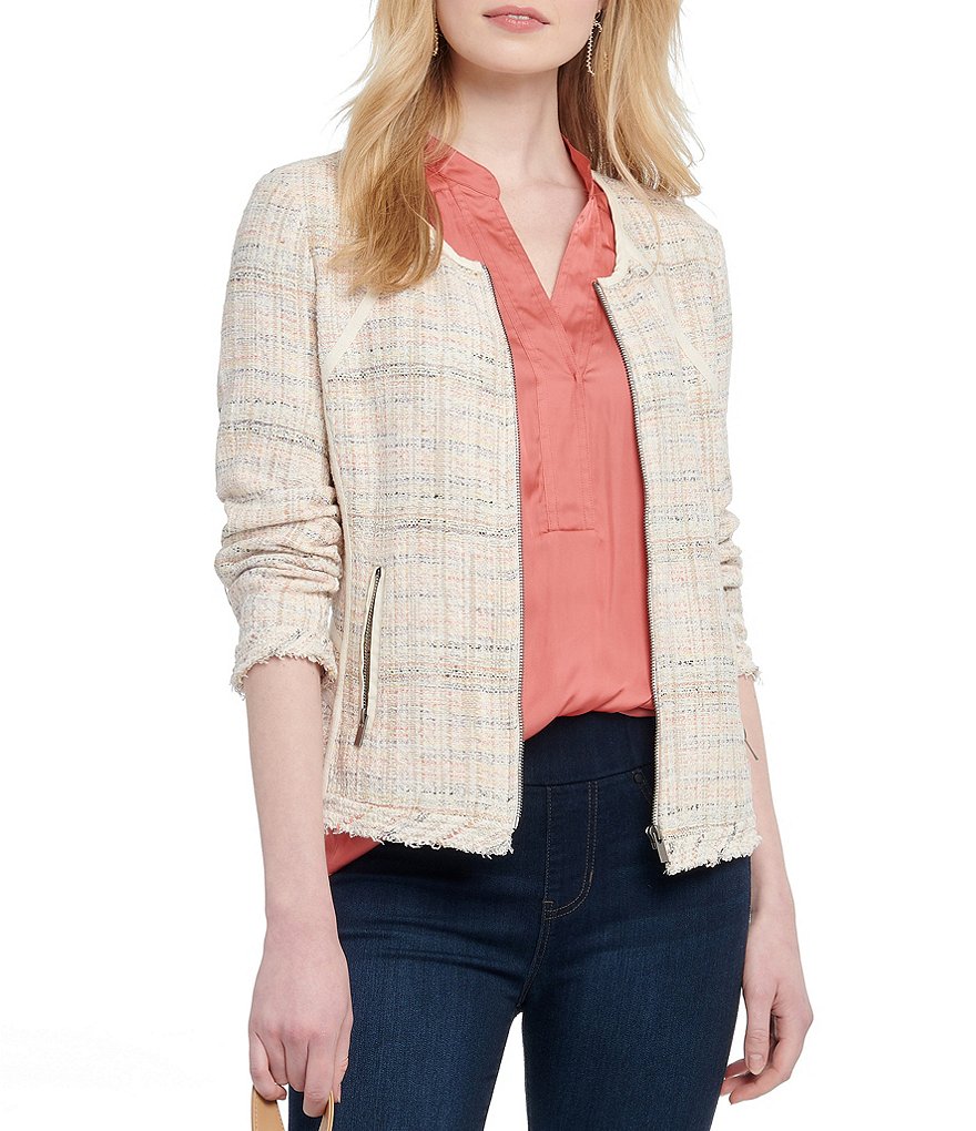 NIC + ZOE Dandelion Zip Front Jacket