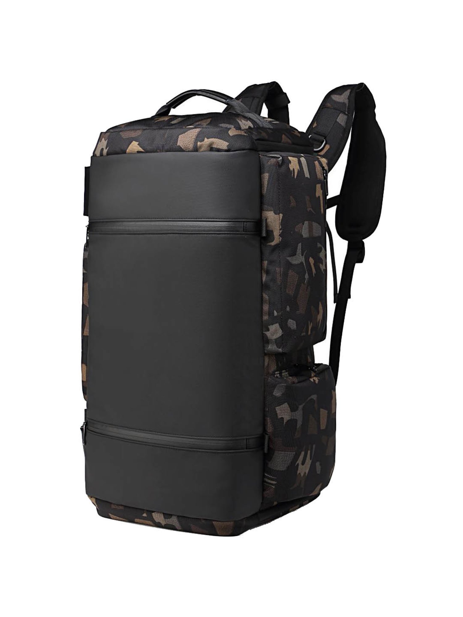 Ozuko Xploretech Gear 5 Ltrs Black Medium Convertible Backpack