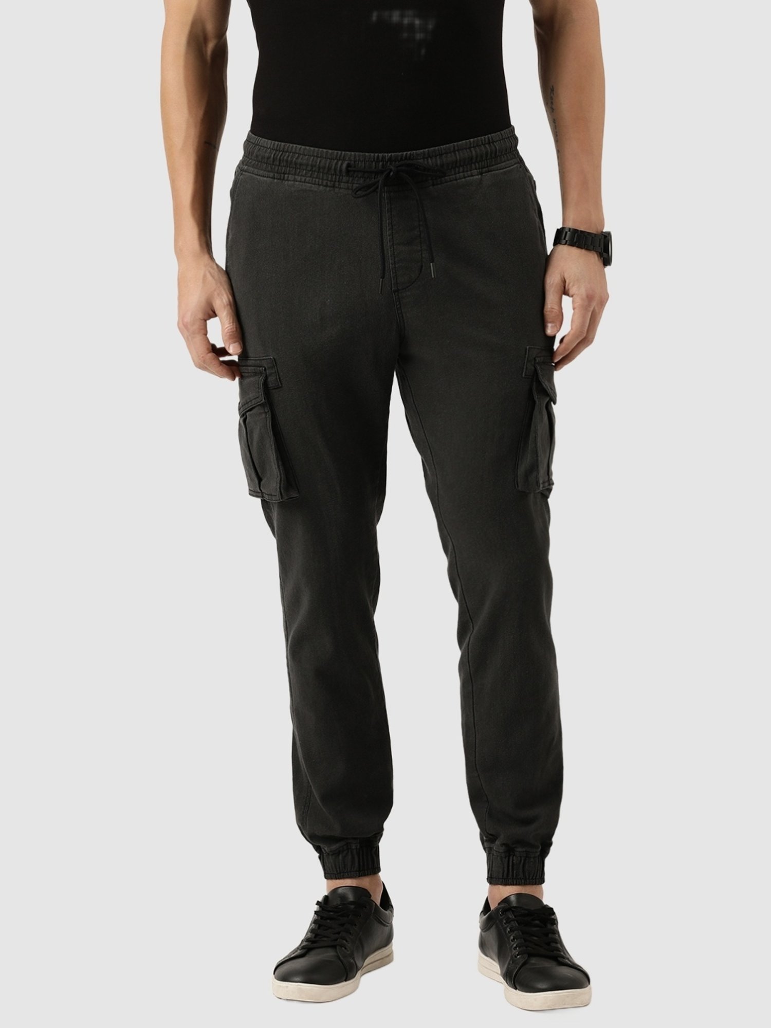 IVOC Charcoal Regular Fit Jogger Jeans