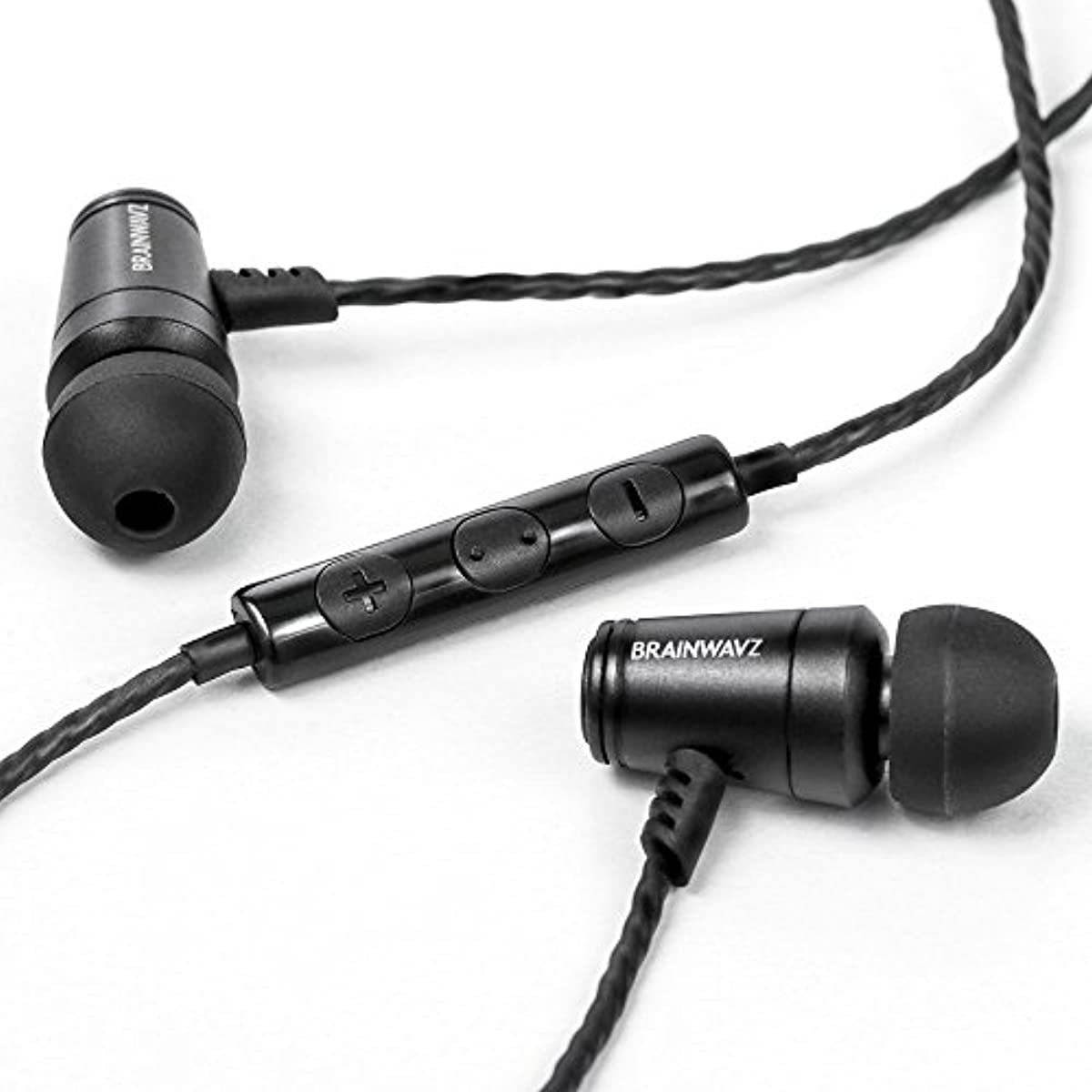 Brainwavz M100 IEM Noise Isolating Earphones with Remote & Microphone Headset for iPhone iPad, iPod & Android Devices