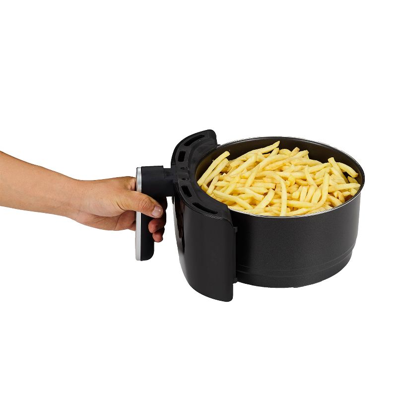 GoWISE USA GW22821-S 1500 Watt 5 Quart Digital Touchscreen Countertop Air Fryer with 8 Preset, Black