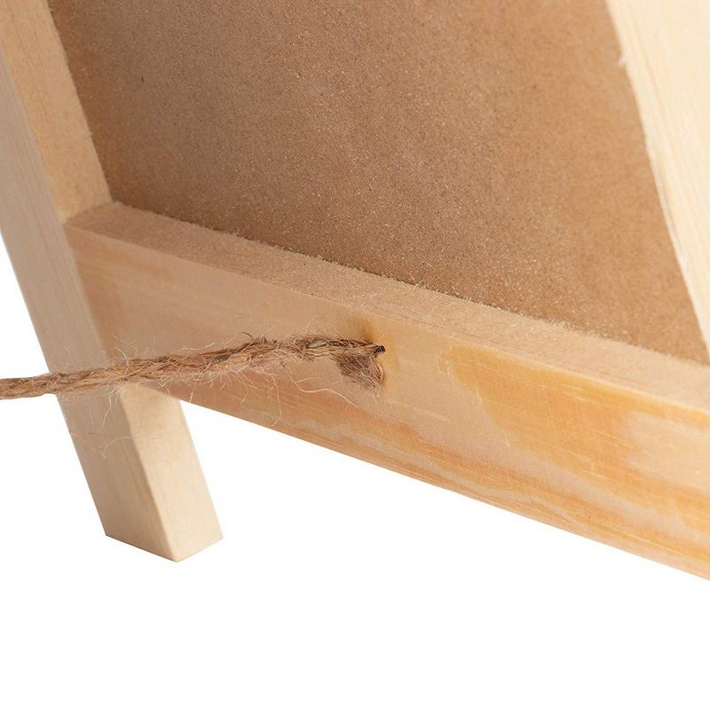 22" x 32" Cates Barn Door Wood Framed Chalkboard Rustic Brown - Kate and Laurel