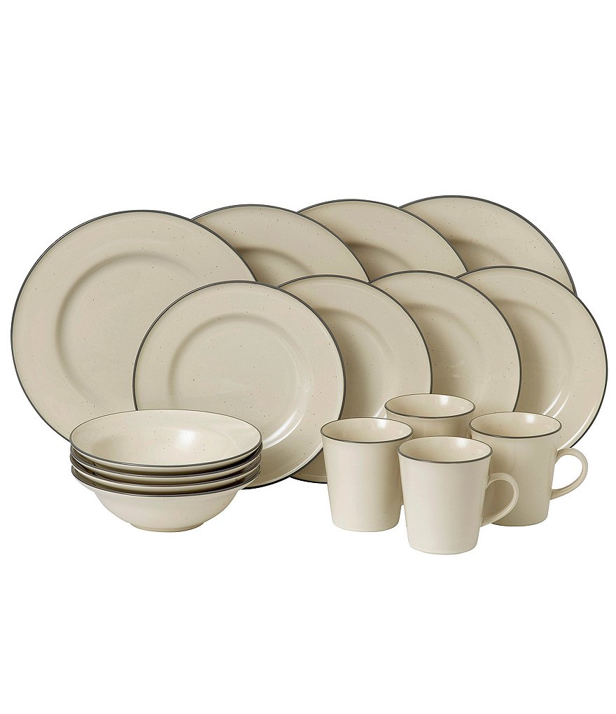 Gordon Ramsay by Royal Doulton Union Street Cafe Cream 16-Piece Dinnerware Set