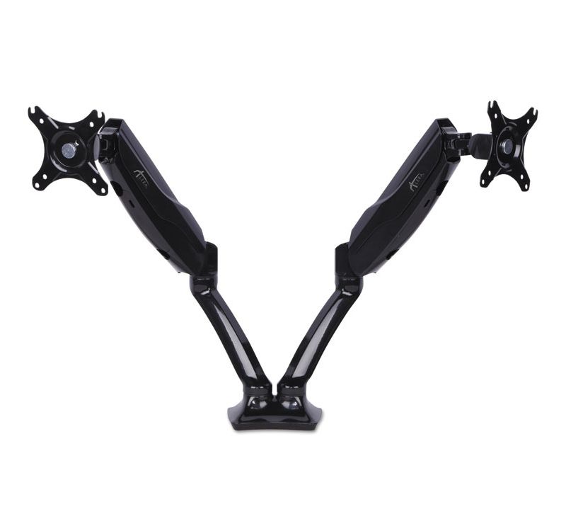Alera AdaptivErgo Articulating Monitor Arm Dual Monitor up to 32" Black AEMA2L