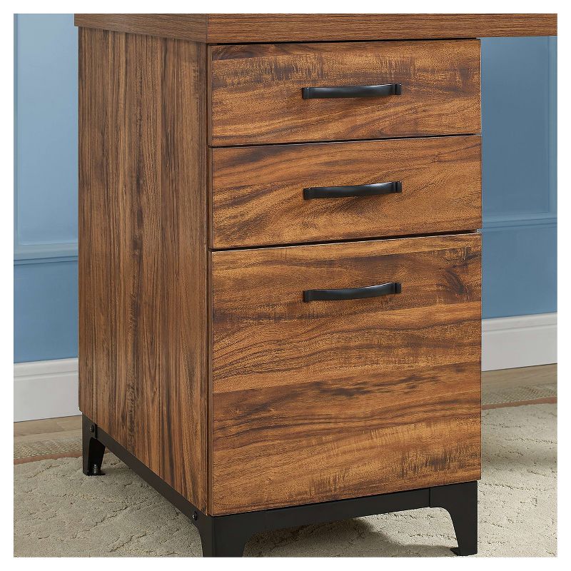 Lindsey Computer Desk - Antique Walnut - Whalen