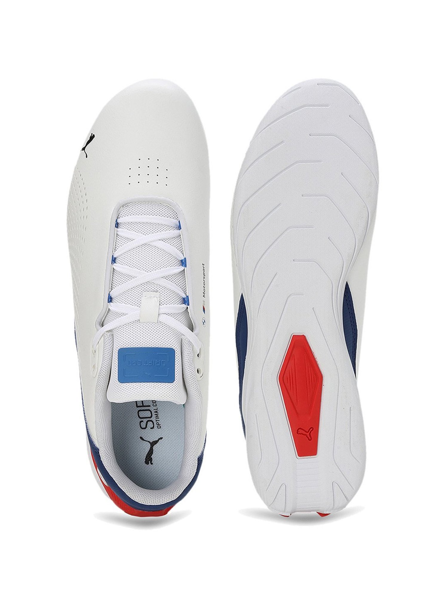 Puma Men's BMW Motorsport Drift Cat White Casual Sneakers