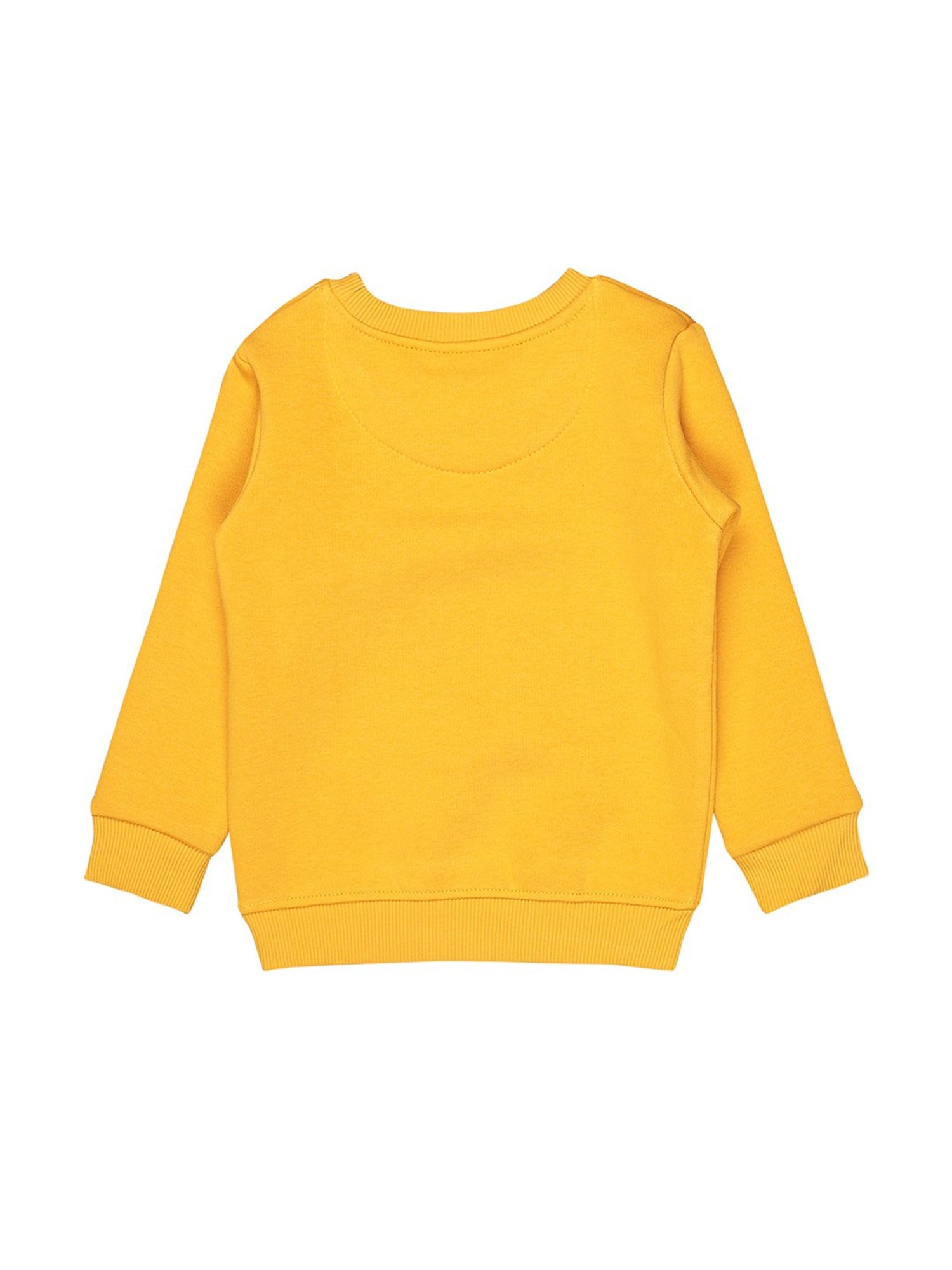 Bodycare Kids Mustard Printed Full Sleeves Sweatshirt