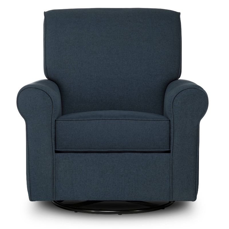 Evolur Durham Upholstered Swivel Glider