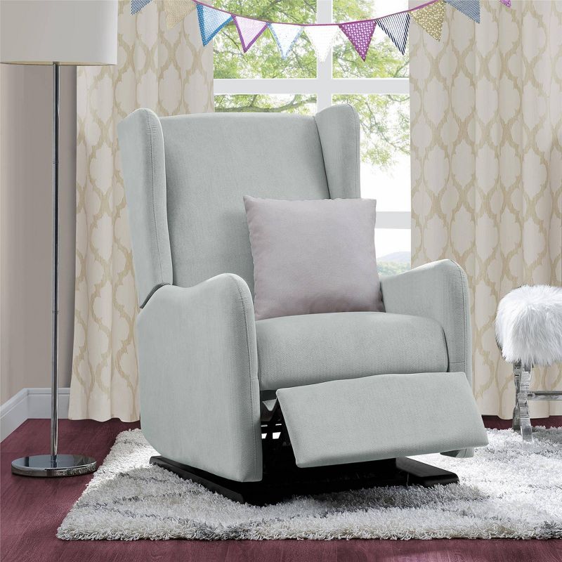 Baby Relax Poppy Gliding Recliner Gray
