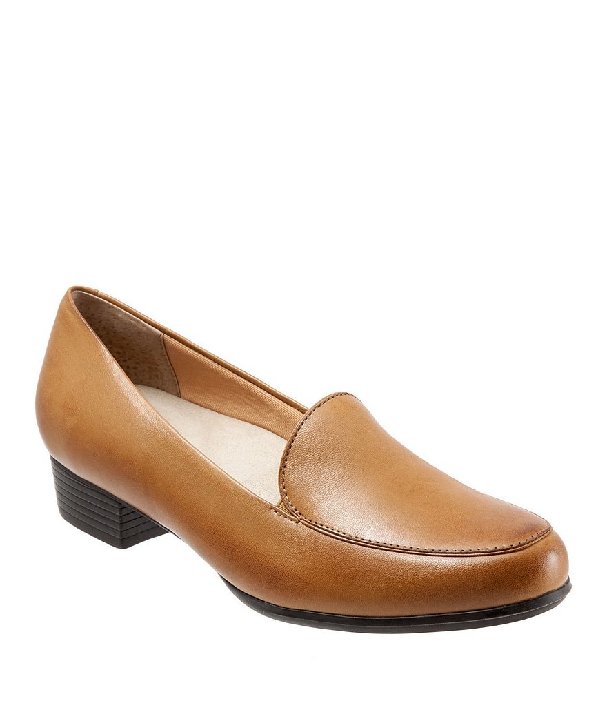 Trotters Monarch Slip-On Block Heel Loafers