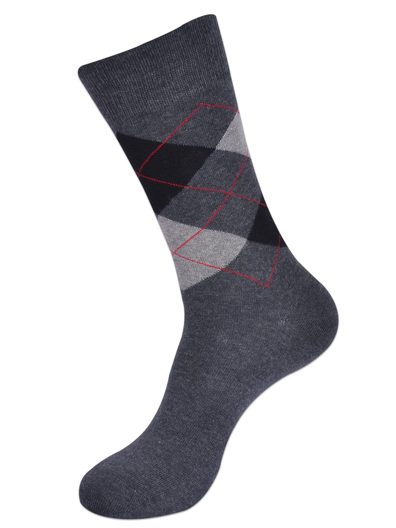 BALENZIA Multicolor Self Design Crew And Ankle Length Socks - Pack of 15