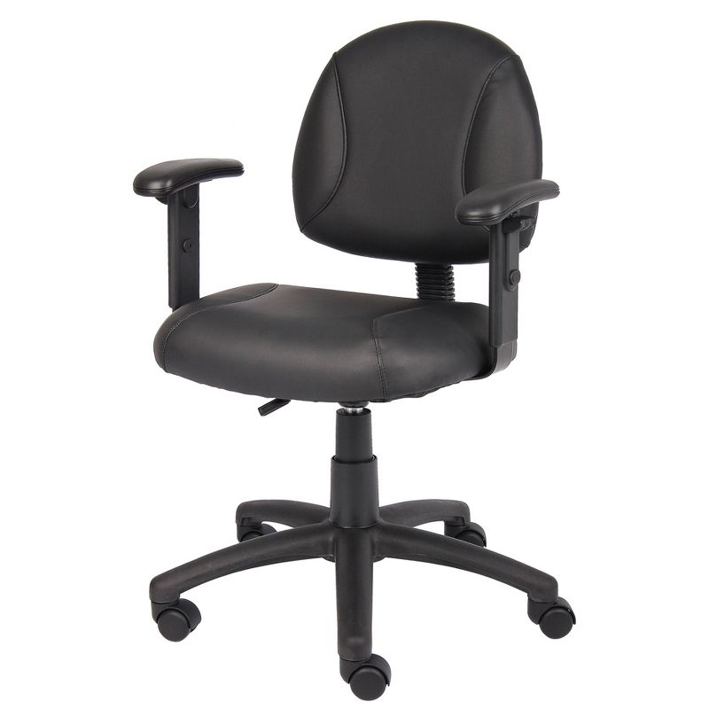 Posture Chair with Adjustable Arms Black - Boss Office Products