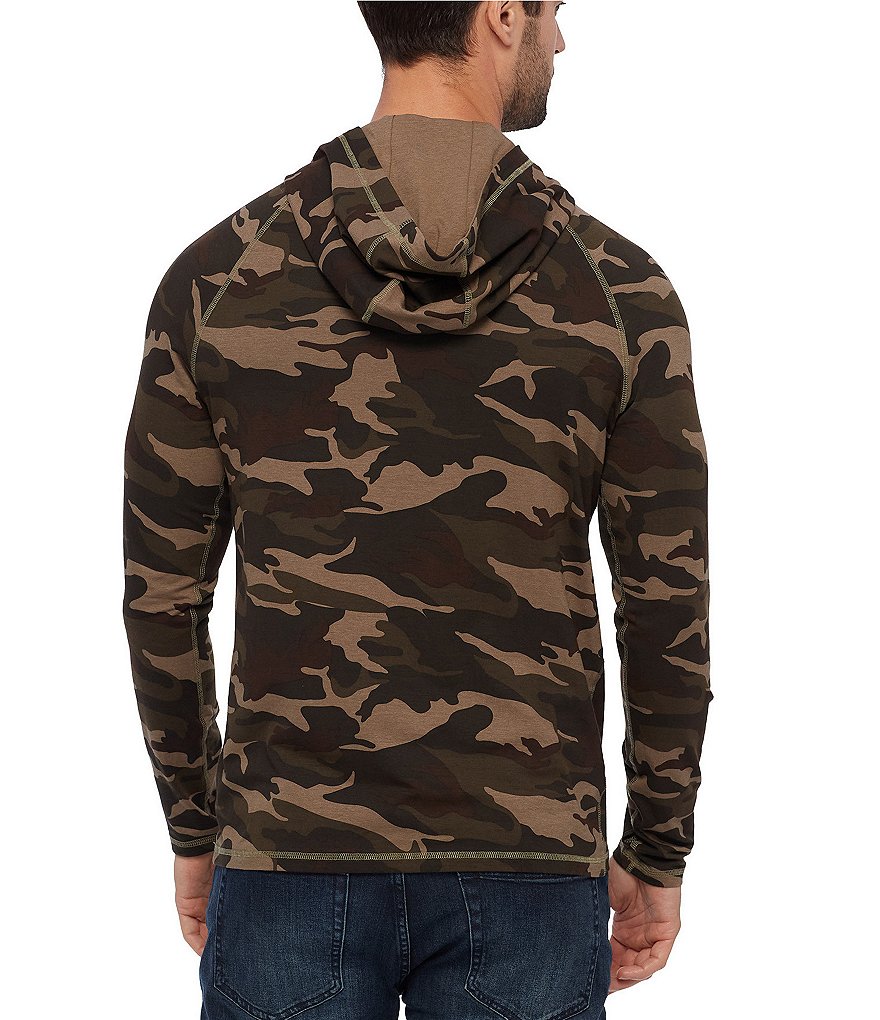 Flag and Anthem Madeflex Shield Raglan-Sleeve Camouflage-Printed Hoodie