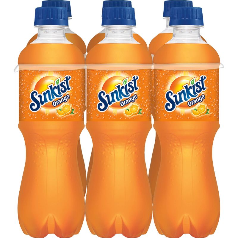 Sunkist Orange Soda - 6pk/0.5 L Bottles
