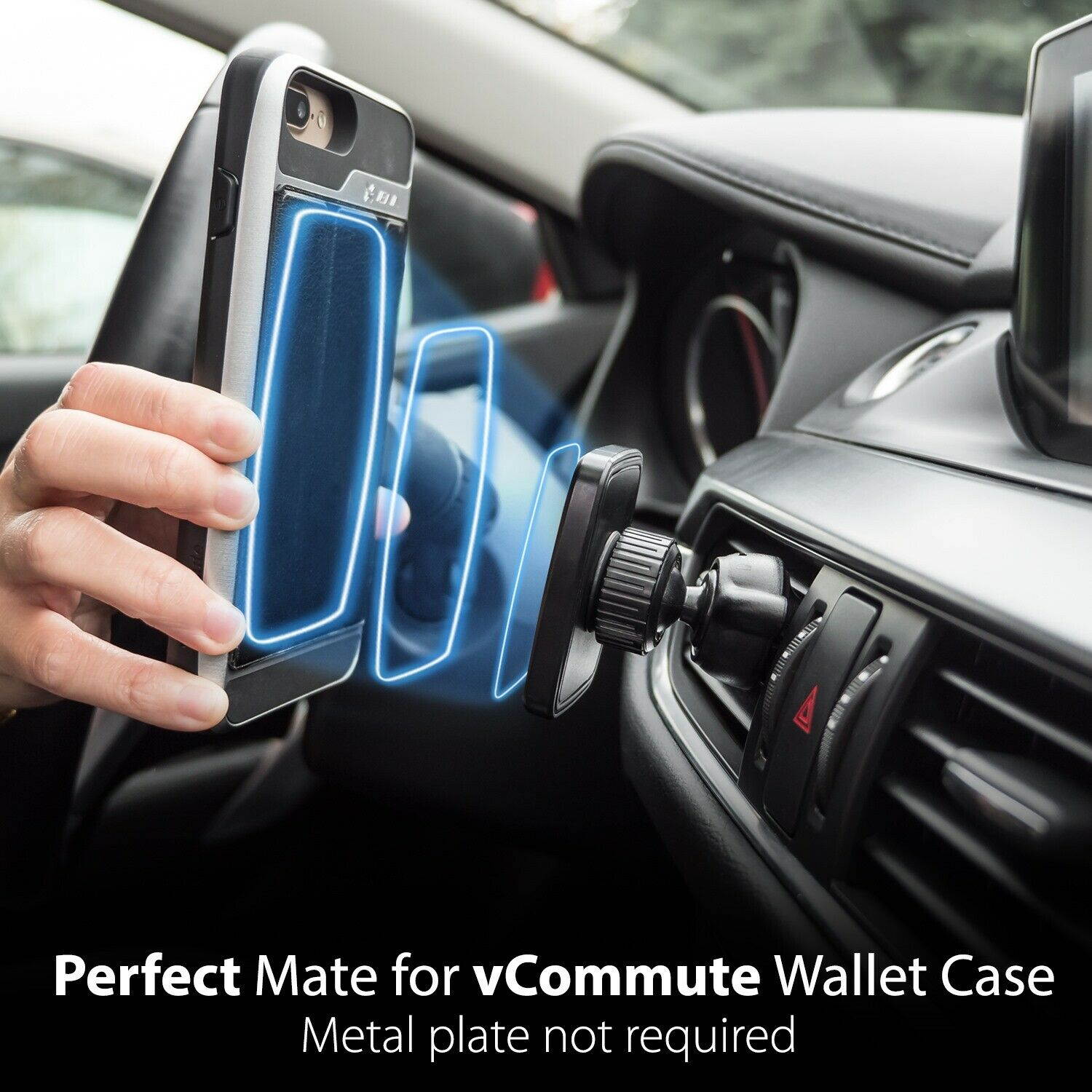 Air Vent Magnetic Car Mount Phone Holder 360 Rotate iPhone 11 XR XS Galaxy Pixel