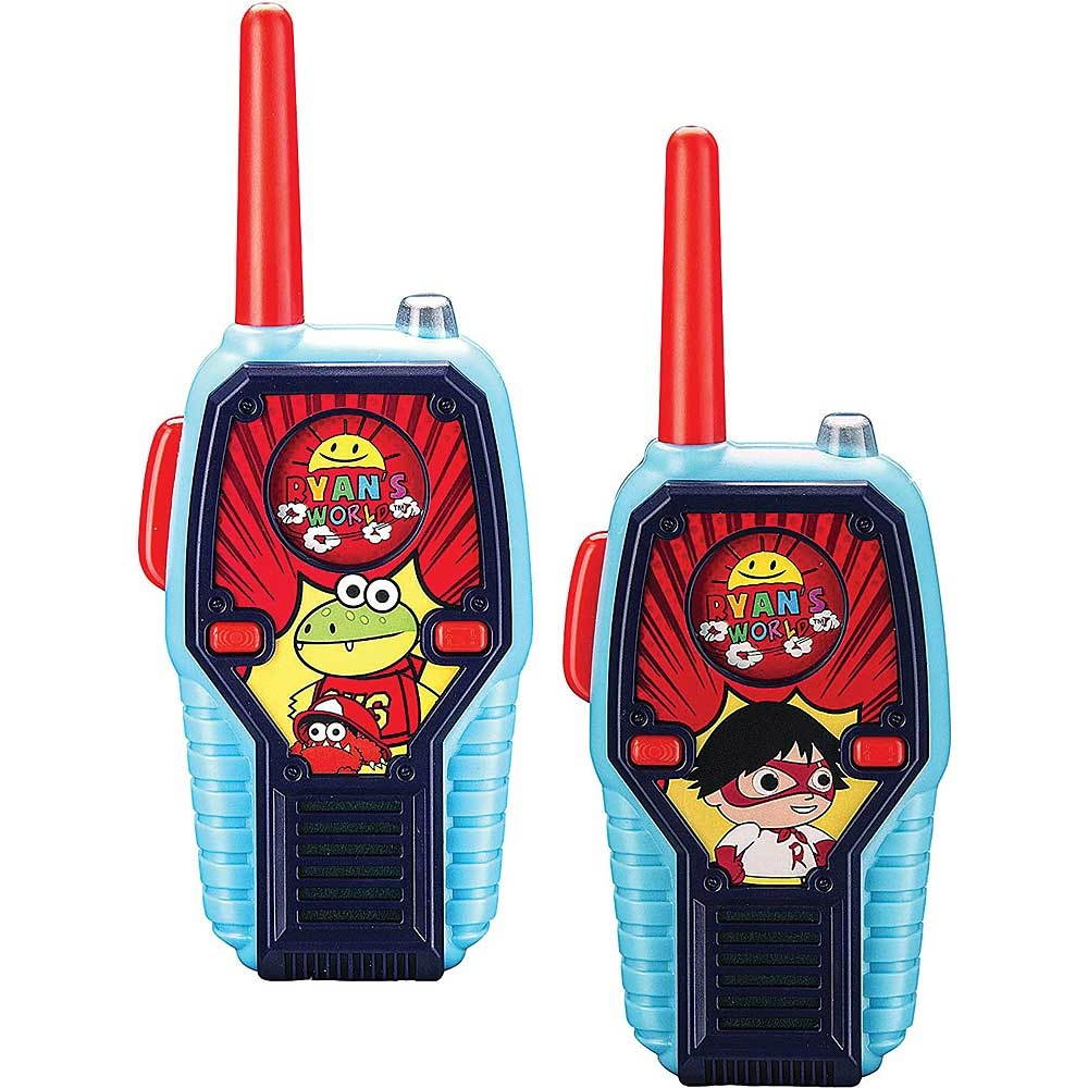 Ryans World Walkie Talkies for Kids, 2 Way Radio Long Range, Light, Sound Effects Kids Toys & Handheld Kids Walkie Talkies, Toys for Boys & Girls for Outdoor Adventure Game