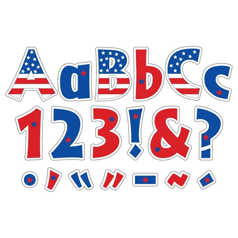 Barker Creek 4" Letter Pop-Outs 2 pack - USA