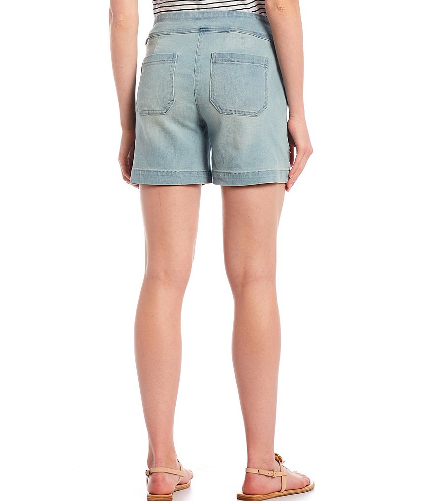 Allison Daley Petite Size True Navy Pull On Bermuda Shorts