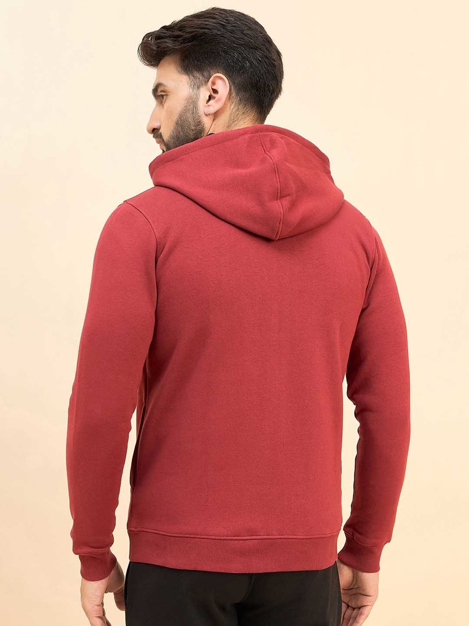 Sweet Dreams Red Regular Fit Hooded Sweatshirt