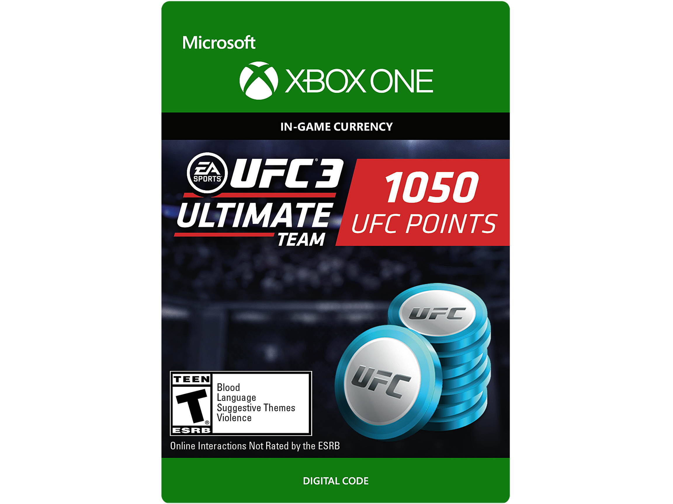 UFC 3: 4600 UFC Points Xbox One [Digital Code]