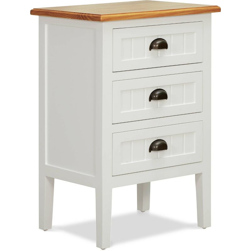 Martin Nightstand Cabinet White - ClickDecor