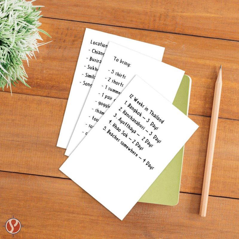 White Memo Sheets, 500 Sheets Per Pack (4 x 6)